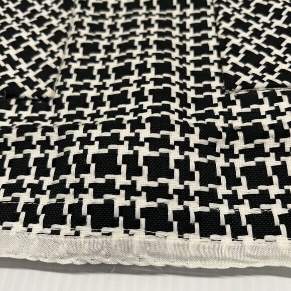 VTG Black White Mod Dress Classic 1970 Look by Pat Sandler for Raymonds S/M READ - Picture 4 of 9